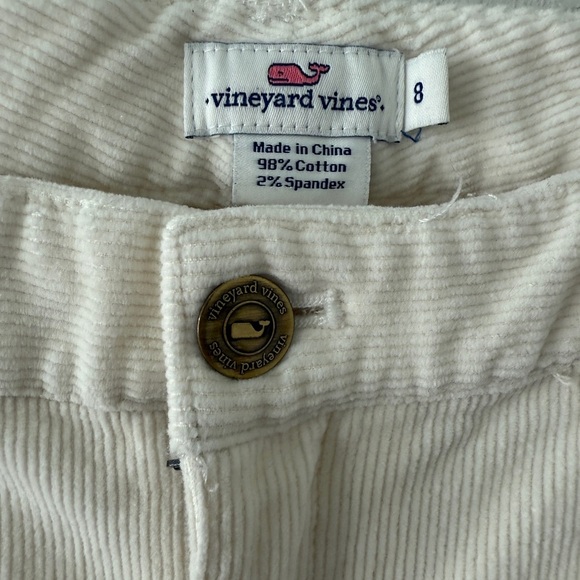 Vineyard Vines Cream Corduroy Pants - Picture 3 of 8